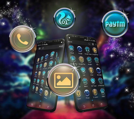 Magic Night Launcher Theme