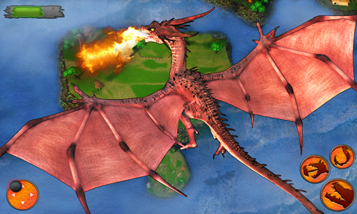 Flying Dragon Battle Simulator : City Attack 1.6.0 screenshots 2