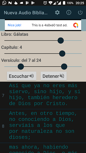 Android application Nueva Audio Biblia (OSO) screenshort