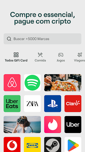 Visualização do aplicativo