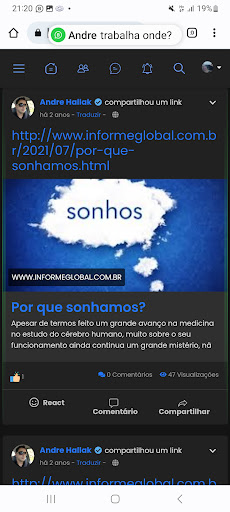 hallbook - Rede Social Screen 3