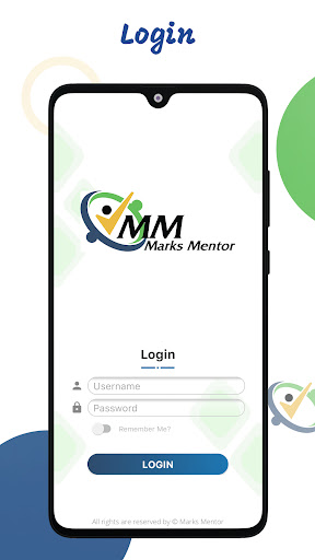 Android application Marks Mentor screenshort