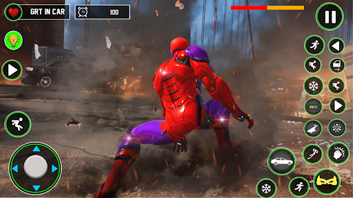 Android application Iron Rope Hero: Vice Town Game screenshort
