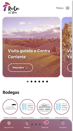 Ruta del Vino TREVELIN Screen 2