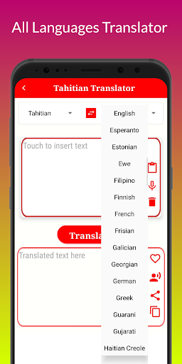 Tahitian Translator Screen 3