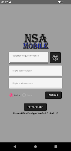 Android application NSA - Foto App screenshort