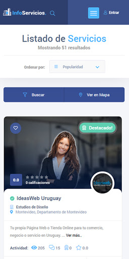 Infoservicios UY Screen 3