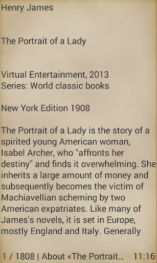 The Portrait of a Lady Screen 2