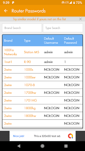 Wi-Fi Router Password Screen 3
