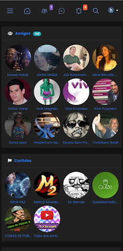 hallbook - Rede Social Screen 2