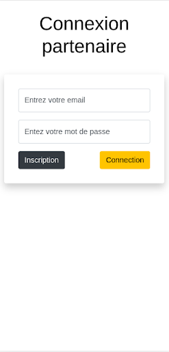 Android application Hello UGO pour les partenaires screenshort