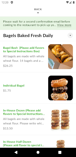 Greenfields Bagels & Deli Screen 3