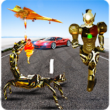 Scorpion Robot Transformation: Flying Car Wars icon