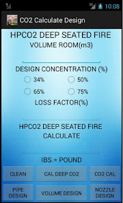 Captura 18 CO2 Calculate Design android