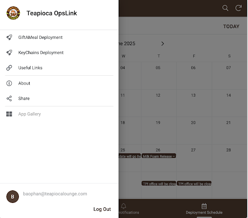App screenshot