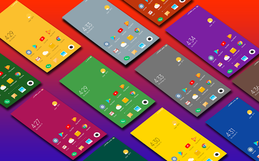 Android application Single Color Wallpapers screenshort