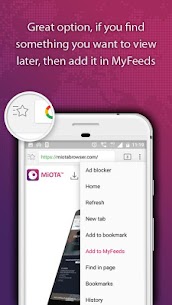 MiOTA™ Browser 4