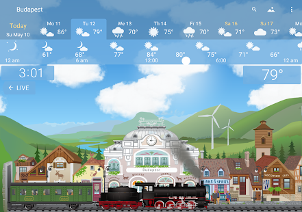 Awesome weather YoWindow Varies with device screenshots 22
