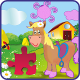 Puzzles on the farm. icon