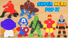 pop it 3D : Superhero Fidgetのおすすめ画像1