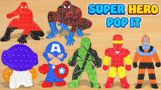pop it 3D : Superhero Fidget - Screenshot 1