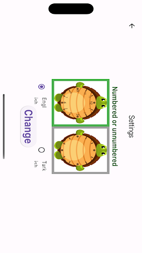 Turtle Clock Match the times