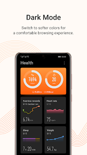 Huawei Health Screenshot