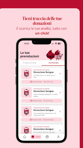 Rosso - Trova dove donare