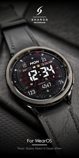 SH018 Watch Face, WearOS watch Screen 2