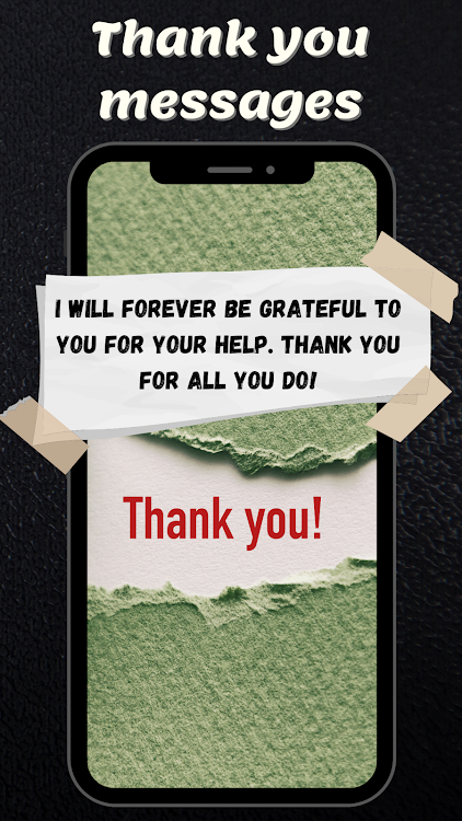 Thank you messages - 11 - (Android)
