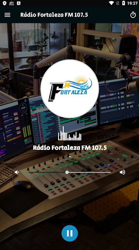 Android application Rádio Fortaleza FM 107.5 screenshort