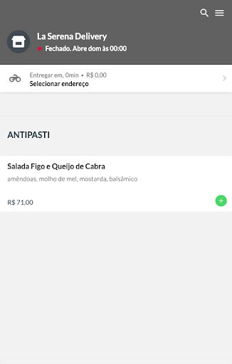 La Serena Delivery Screen 3