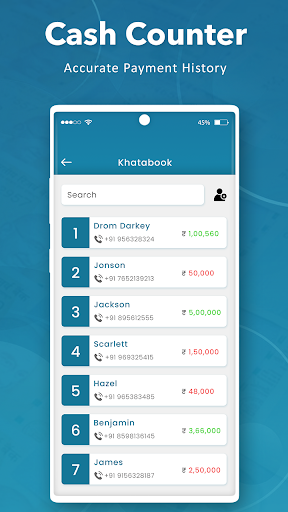Android application Cash Counter - Calculator screenshort