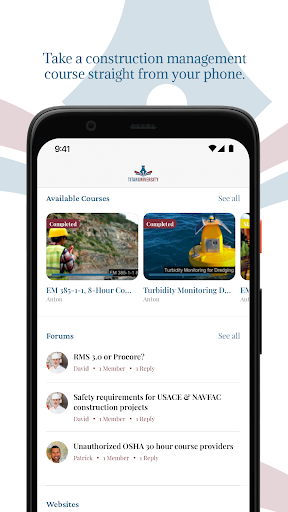 Android application TITAN University screenshort