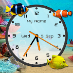 Cover Image of Download Aquarium Clock Live Wallpaper  APK