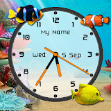 Aquarium Clock Live Wallpaper icon