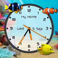 Aquarium Clock Live Wallpaper