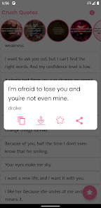 Screenshot 5 Crush Quotes and Sayings android