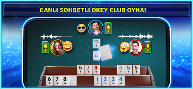 Okey Club - Canlı Çanak Okey screenshots apk mod 1