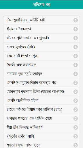 হাদিসের গল্প – Hadis er Golpo