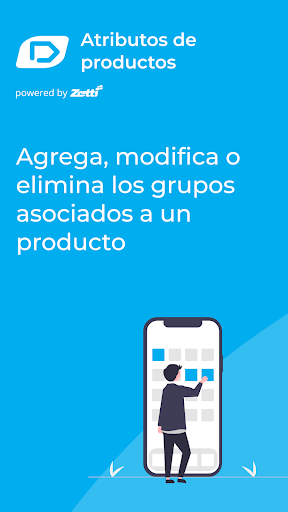 Android application Atributos de Productos screenshort