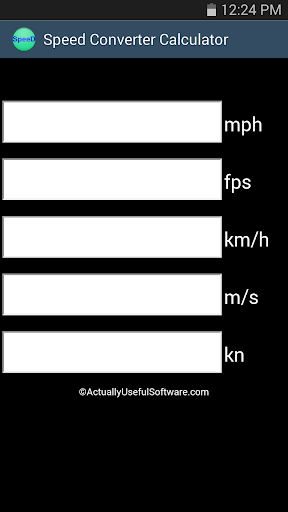 Speed Converter Calculator