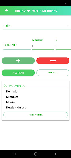 Parking Digital VENTA Screen 2