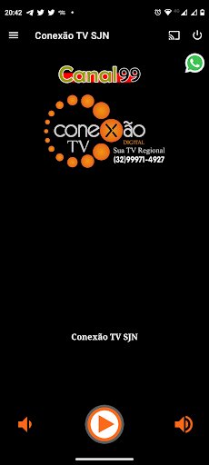 Android application Conexão TV SJN screenshort