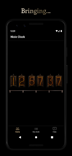 Android application Nixie Clocks screenshort