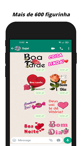 Figurinhas bom dia e boa noite Screen 2