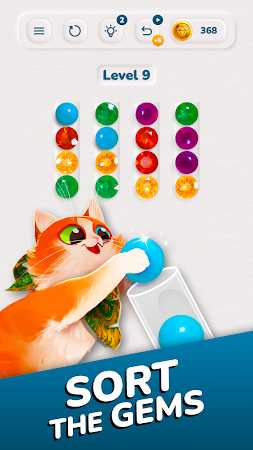 Game screenshot Dazzly Sort: Diamond Puzzle mod apk
