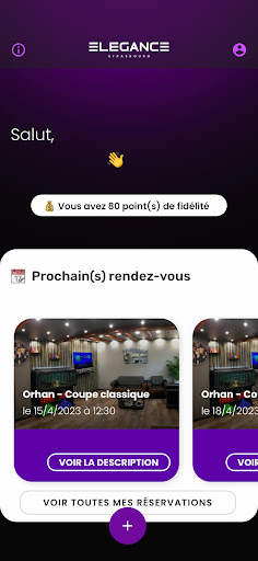 EleganceRDV Screen 2
