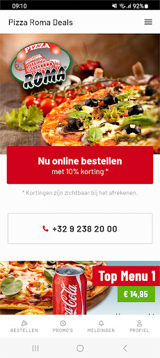 Android application Pizza Roma Deals screenshort