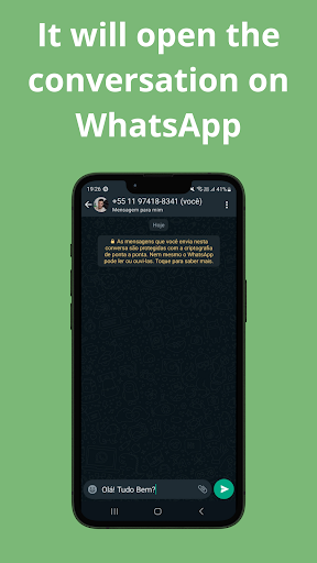 One Click to Chat Screen 3